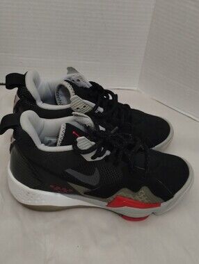 Youth Nike Air Jordan Zoom 92 Black & Red Basketball Sneakers